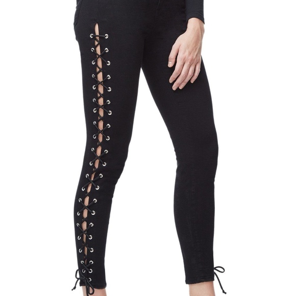 good american black pants